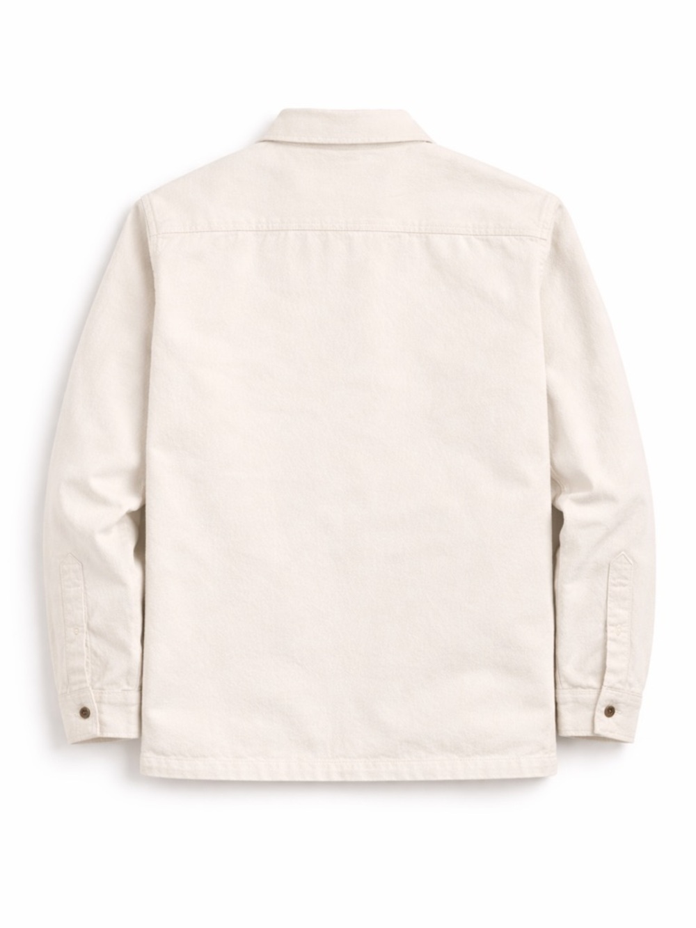 Topman Shacket Men 2XL Off White Shirt Jacket Button Up Overshirt Utility - Picture 7 of 8